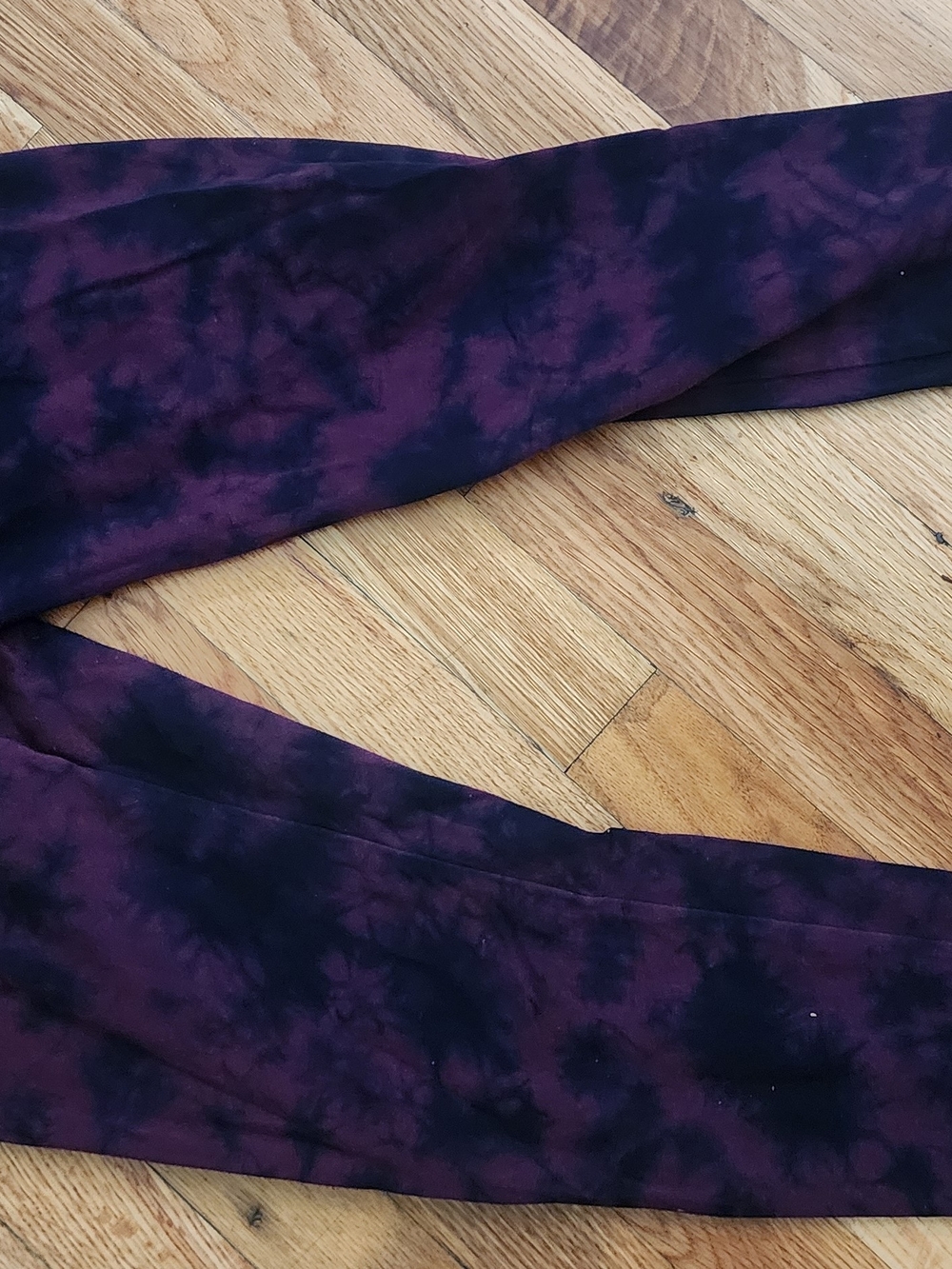 PINK Victoria's Secret Purple Tie-Dye Athletic Shorts